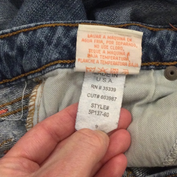 Street Denim Distressed Jeans Boot Cut Peacock Embroidered Back Flap Poc… - Picture 12 of 12